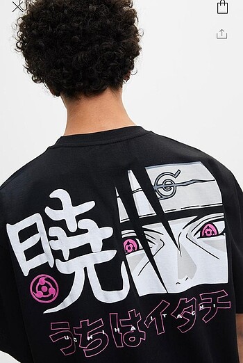 İtachi sırt baskılı tshirt