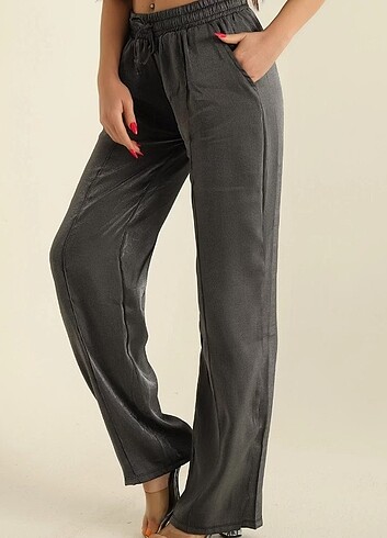 38 Beden gri Renk Parşak kumas pantalon