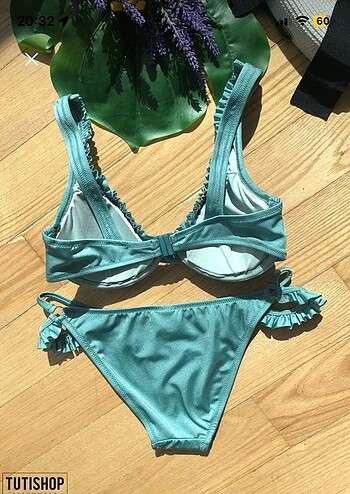 Pierre Cardin Kadın pierre cardin su yeşili bikini