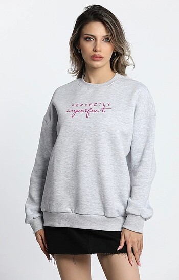 Gri sweatshirt