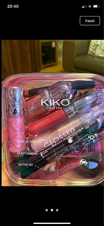 Kiko Kiko makyaj çantası