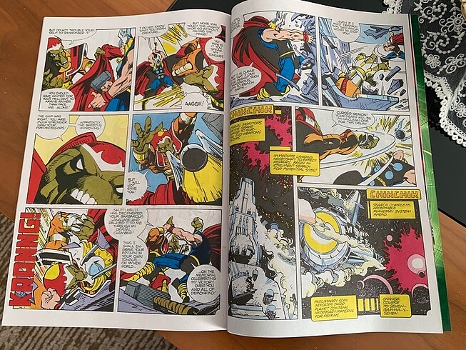  Beden Marvel Thor çizgi fasikül