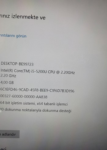 Lenovo Siyah Dizüstü Bilgisayar - Görsel 5