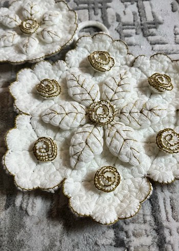 Dantel İşlemeli çeyizlik lif takımı - Görsel 3