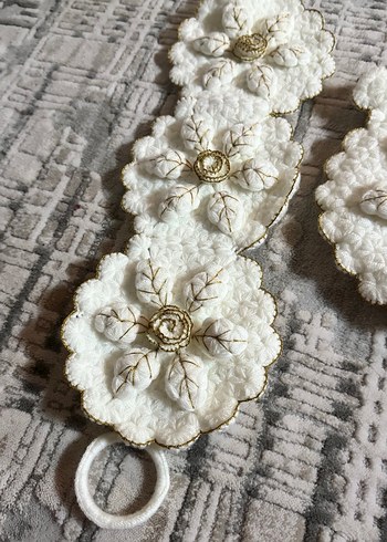 Dantel İşlemeli çeyizlik lif takımı - Görsel 4