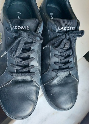 Lacoste Siyah Deri Sneaker