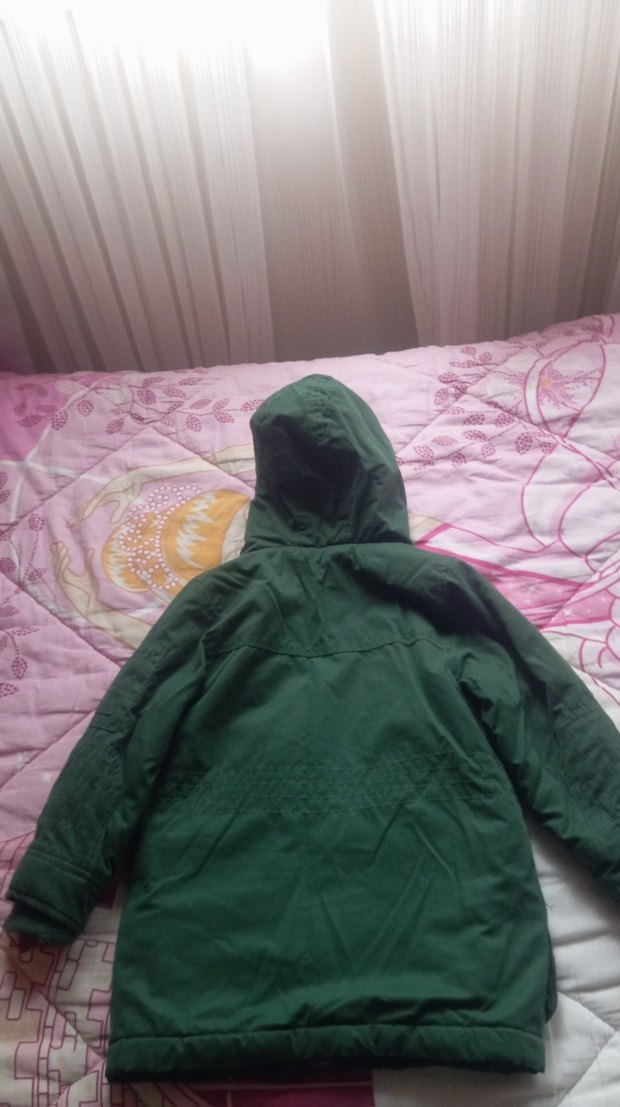 Erkek Çocuk Haki Düğmeli Mont - Görsel 2