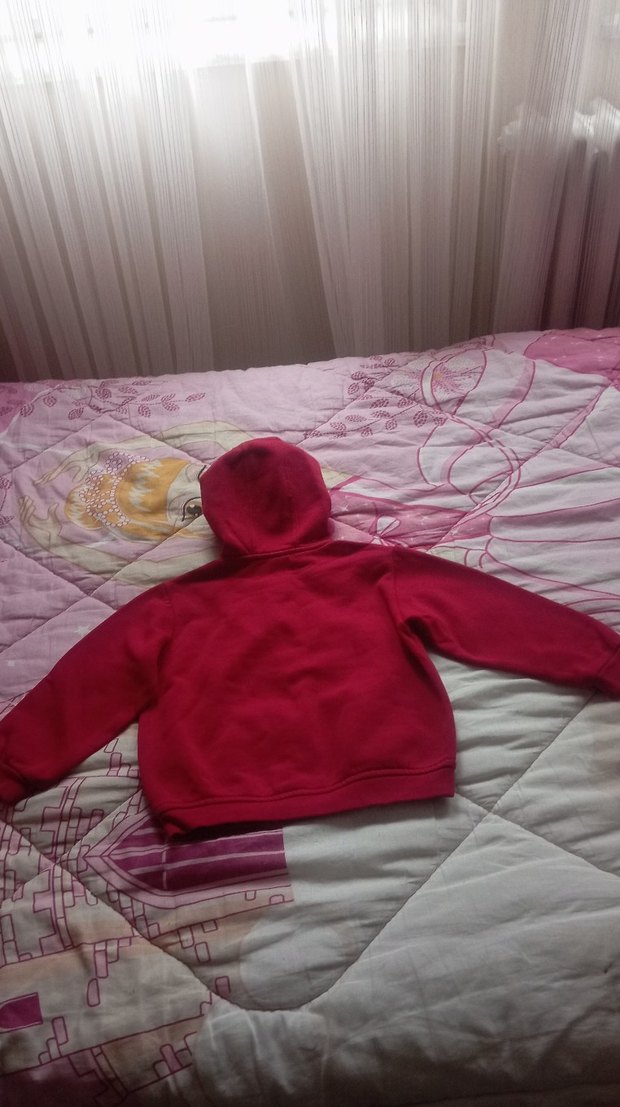 Kız Çocuk Kapüşonlu Fermuarlı Pembe Ceket - Görsel 2