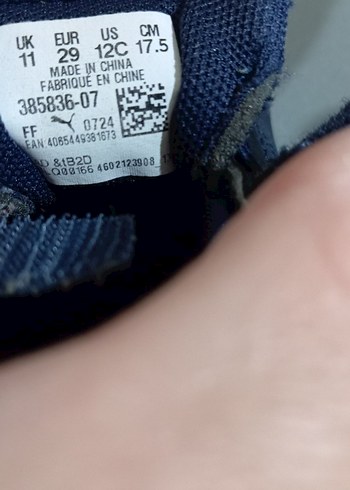 Lacivert Erkek Çocuk Spor Ayakkabı Velcro - Görsel 5