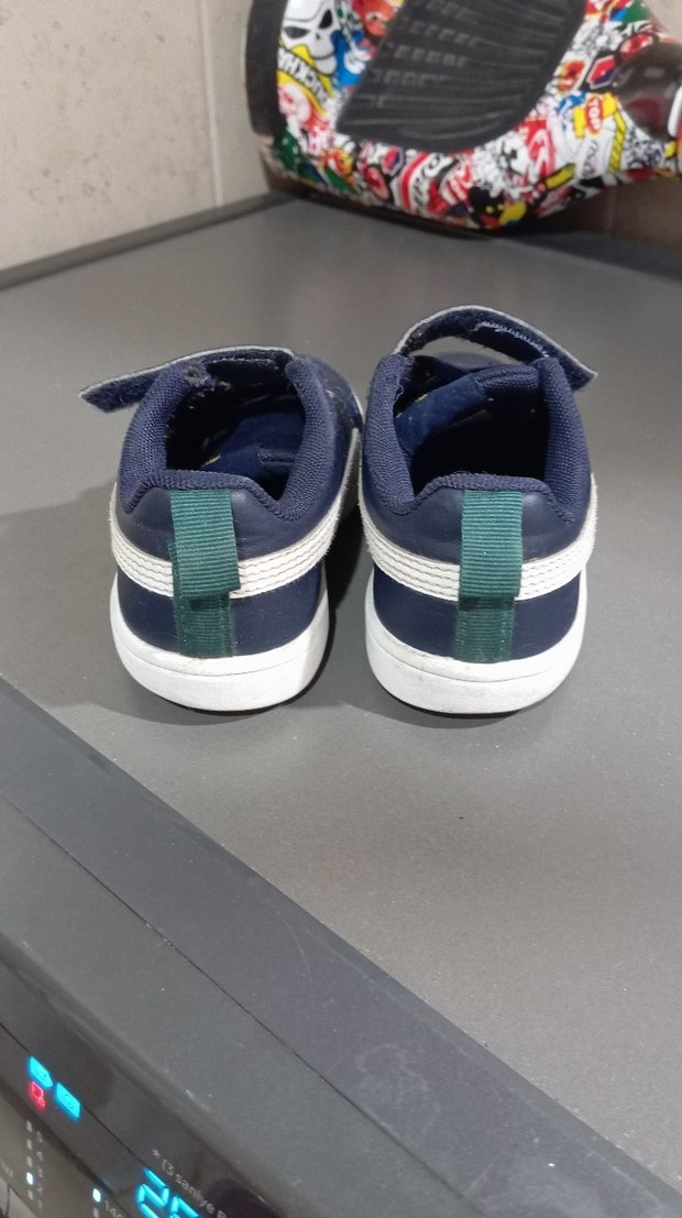 Lacivert Erkek Çocuk Spor Ayakkabı Velcro - Görsel 3