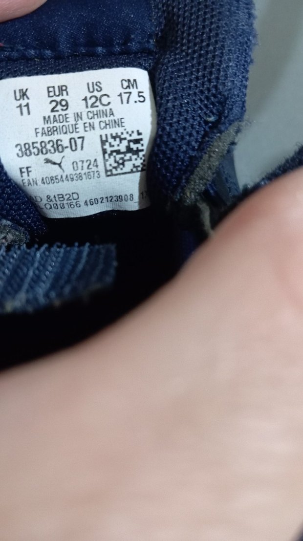 Lacivert Erkek Çocuk Spor Ayakkabı Velcro - Görsel 5