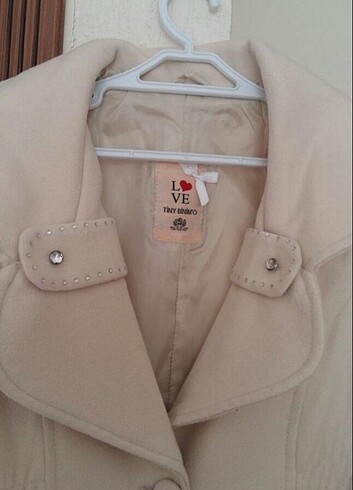 Kız çocuk kaşe mont - Görsel 3