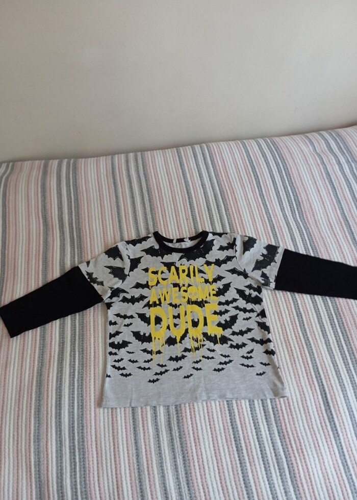 Erkek çocuk mevsimlik uzunk kollu tişört  - Görsel 4