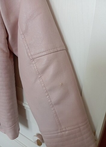 Koton kids kız çocuk deri ceket  - Görsel 5