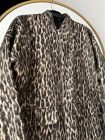 Bershka Leopar bomber ceket
