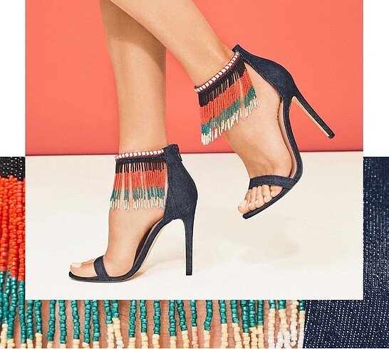 Aldo Denim Topuklu Sandalet