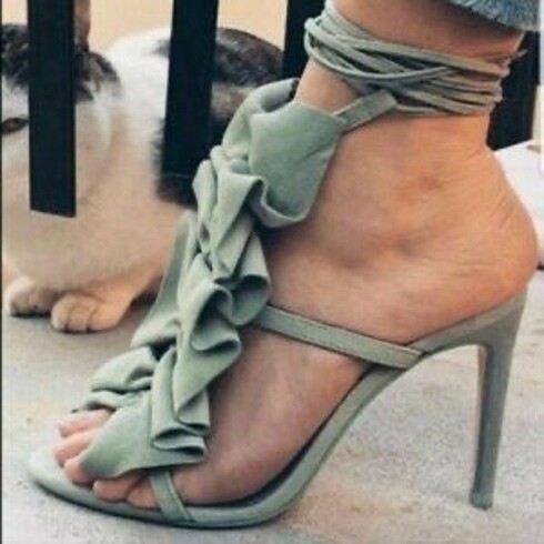 Zara Zara İç Dış Hakiki Deri Sandalet