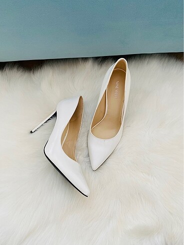 40 Beden beyaz Renk Nine West Beyaz Stiletto 40 No
