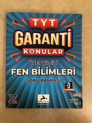 Zeduva TYT Fen Bilimleri Garanti Konular