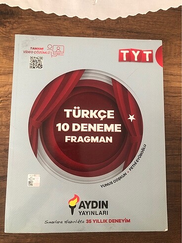 Aydın Yayınları Türkçe Deneme