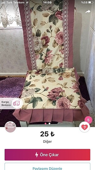 Sandalye kılıfı