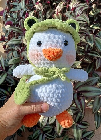 Amigurumi şapkalı,çantalı Civciv