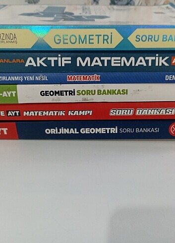 Yks kitapları ayt matematik tyt geometri soru Bankası 