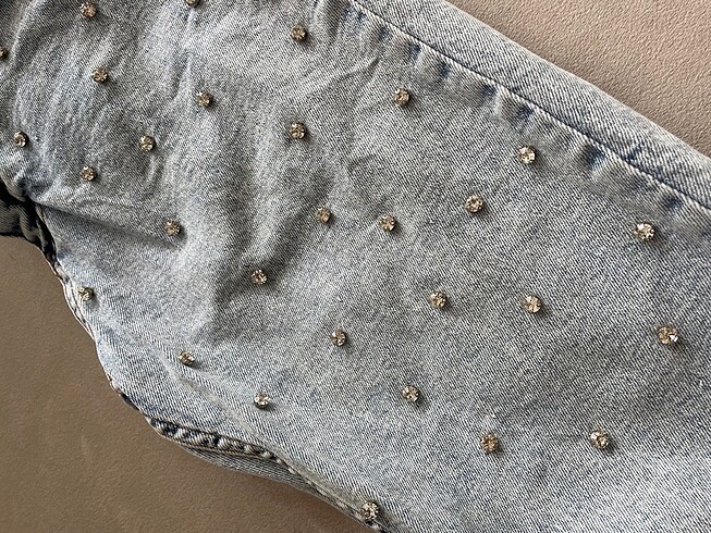 34 Beden taşlı pantolon
