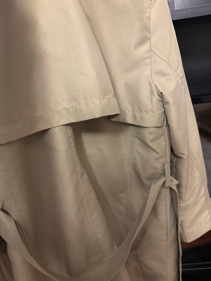 Bej Midi Kadın Trençkot - Görsel 5