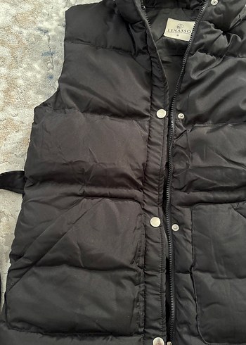 Kemerli, Kapüşonlu Gri Kadın Yelek - Görsel 3