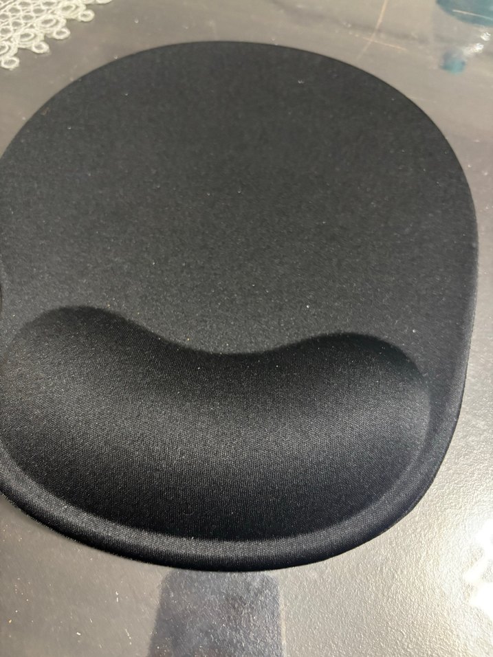 Siyah Ergonomik Mouse Pad - Görsel 2