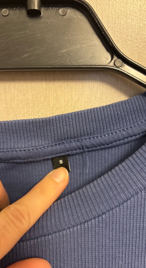 Kız Çocuk Mavi Dantelli Tişört - Görsel 3