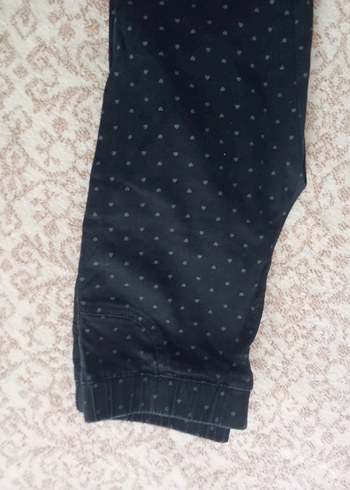 Kız Çocuk Gri Elastik Bel Denim Pantolon - Görsel 10