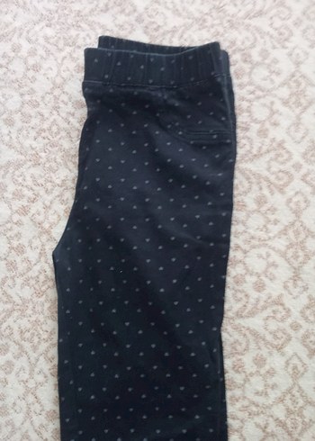 Kız Çocuk Gri Elastik Bel Denim Pantolon - Görsel 9