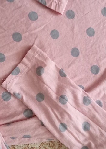 Kız Çocuk Pembe Uzun Kollu Pijama Takımı - Görsel 5