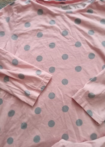 Kız Çocuk Pembe Uzun Kollu Pijama Takımı - Görsel 8