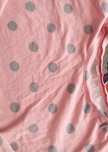 Kız Çocuk Pembe Uzun Kollu Pijama Takımı - Görsel 6