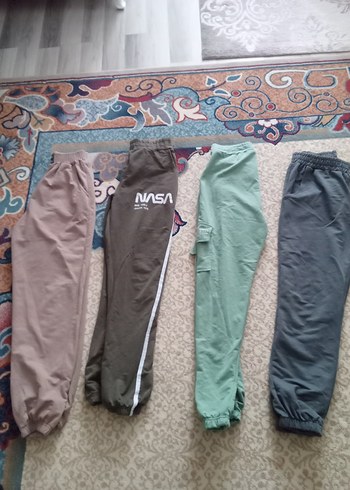 Gri Rahat Kesim Fermuarlı Eşofman Altı - Görsel 2