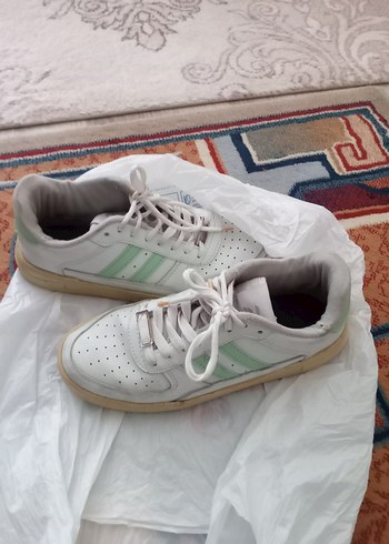 Beyaz Bağcıklı Spor Kadın Spor Ayakkabı - Görsel 2