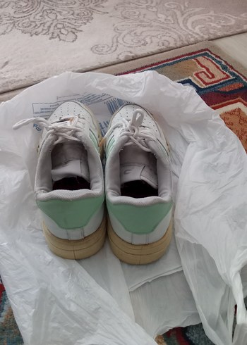 Beyaz Bağcıklı Spor Kadın Spor Ayakkabı - Görsel 3