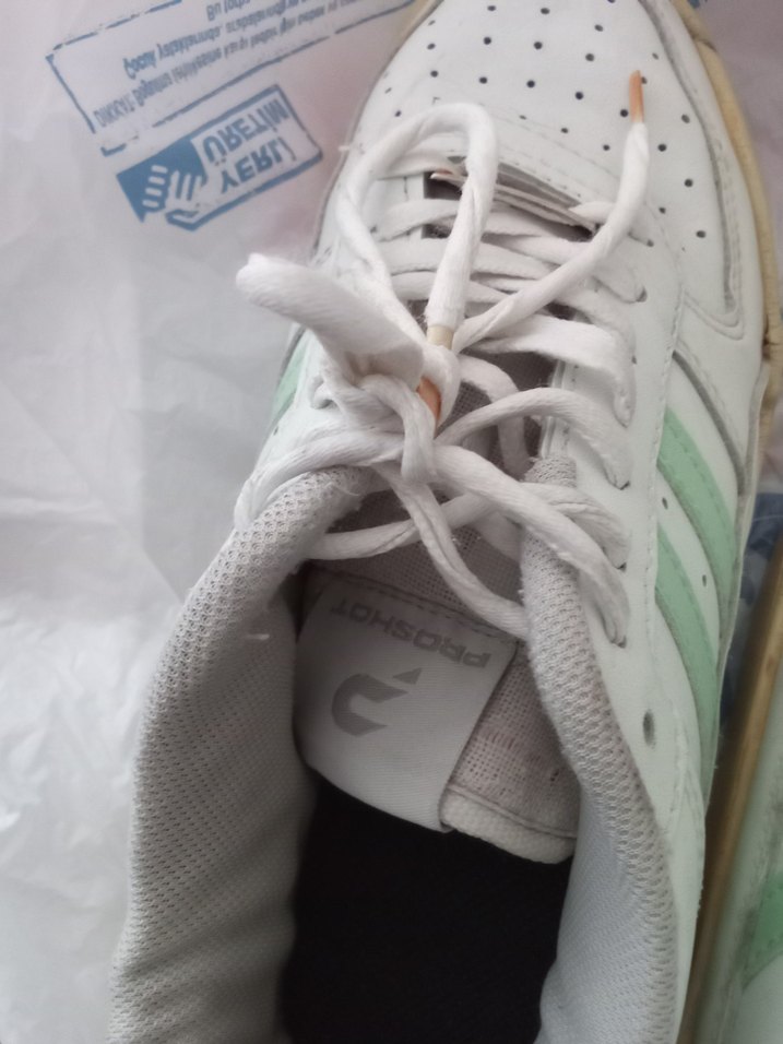 Beyaz Bağcıklı Spor Kadın Spor Ayakkabı - Görsel 5