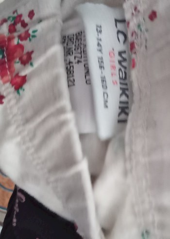 Renkli Pamuklu Kız Çocuk Taytları, Bol Kesim - Görsel 18