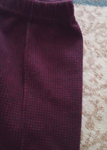 Kızlar için Mor Sade Tayt - Görsel 8