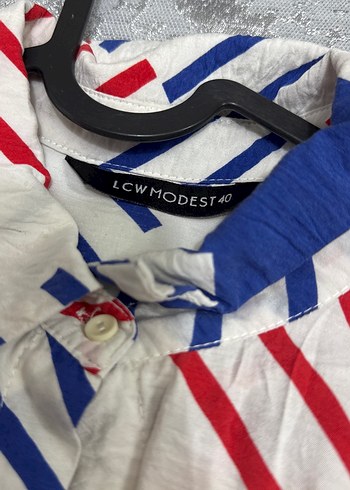 Çizgili Fırfırlı Uzun Kadın Elbise - Görsel 5