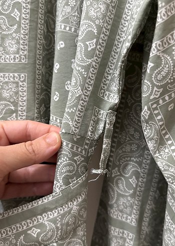 Bohem Uzun Kollu Salaş Elbise - Görsel 5