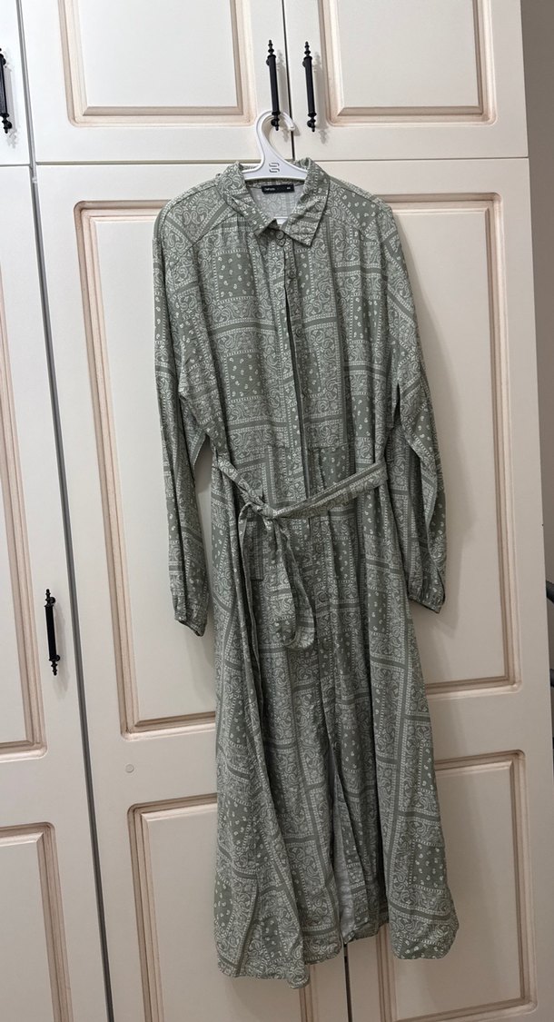 Bohem Uzun Kollu Salaş Elbise - Görsel 2