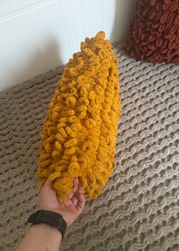 Nakışlı Bohem Gri Dekoratif Yastık - Görsel 4