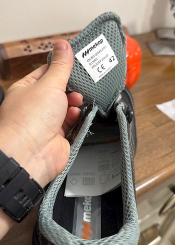 Erkek Siyah Gri Bağcıklı Outdoor Ayakkabı - Görsel 5