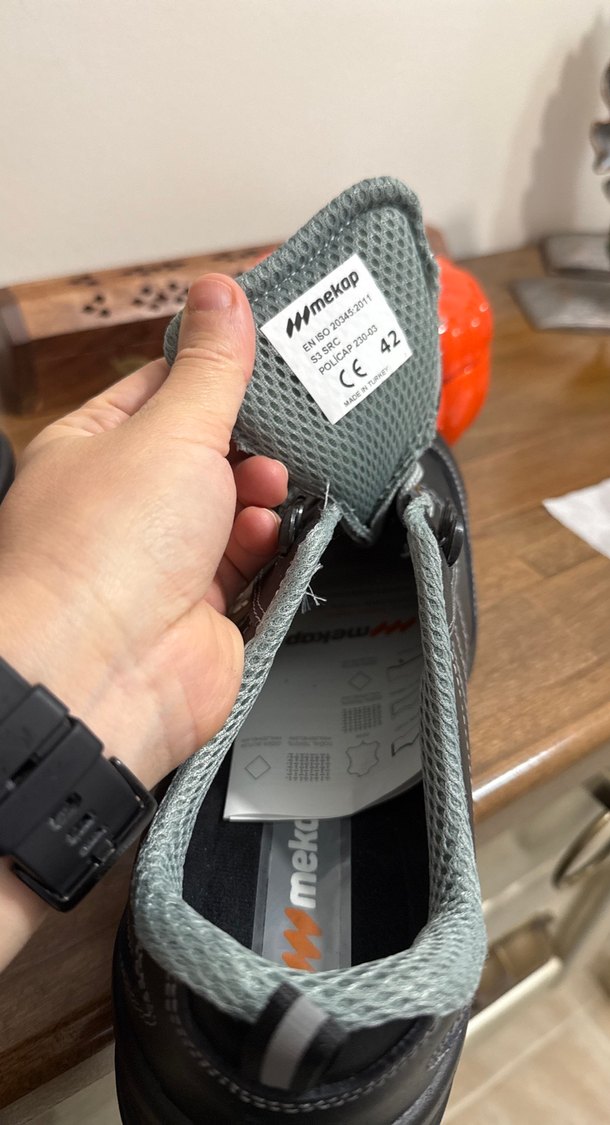 Erkek Siyah Gri Bağcıklı Outdoor Ayakkabı - Görsel 5