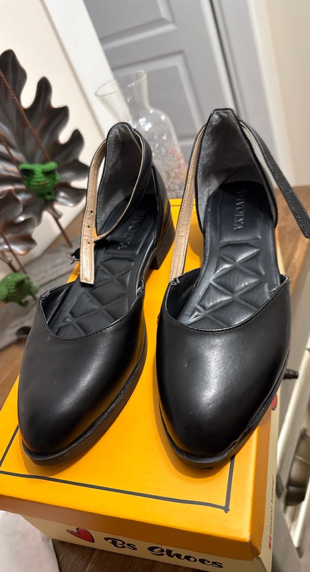 Klasik Siyah Tokalı Kadın Ayakkabı - Görsel 5